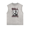 Y2K Anime Streetwear Graphic Tank Top