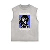 Y2K Anime Streetwear Graphic Tank Top