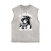 Y2K Anime Streetwear Graphic Tank Top