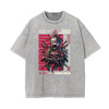 Washed Faded Anime Character Print Tee