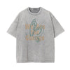 Washed Faded Butterfly Graphic Tee