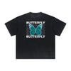 Distressed Butterfly Graphic T Shirt