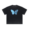 Distressed Butterfly Graphic T Shirt