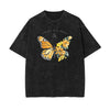 Stone Wash Butterfly Pattern Tee