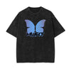 Stone Wash Butterfly Pattern Tee