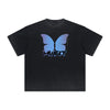 Distressed Butterfly Graphic T Shirt