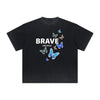 Heavyweight Butterfly Graphic T Shirt