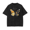 Crew Neck Butterfly Graphic Tee