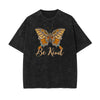 Crew Neck Butterfly Graphic Tee