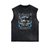 Faded Sleeveless Angel Graphic Tee