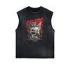 Faded Sleeveless Angel Graphic Tee