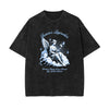 Washed Angel Statue Graphic T Shirt