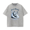 Crew Neck Angel Statue Graphic Tee