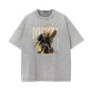 Crew Neck Angel Statue Graphic Tee