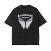 Washed Angel Streetwear Graphic Tee