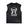 Sleeveless Street Style Angel Graphic Tee