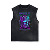 Sleeveless Street Style Angel Graphic Tee