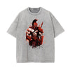 Washed Spartan Fighter Warrior Graphic Tee