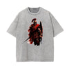 Washed Spartan Fighter Warrior Graphic Tee