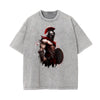 Washed Spartan Fighter Warrior Graphic Tee