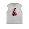 Spartan Fighter Warrior Graphic Tank Top