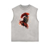 Spartan Fighter Warrior Graphic Tank Top