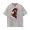 Washed Spartan Fighter Warrior Graphic Tee