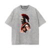 Washed Spartan Fighter Warrior Graphic Tee