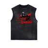 Vintage Sleeveless Gangsta Graphic Tee