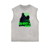 Faded Frayed Gangsta Graphic Tank Top