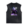 Vintage Sleeveless Gangsta Graphic Tee