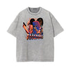 Stone Wash Gangsta Graphic Tee