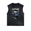 Vintage Sleeveless Gangsta Graphic Tee