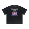 Distressed Chrome Y2K Streetwear Graphic Tee