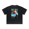 Distressed Chrome Y2K Streetwear Graphic Tee