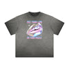 Heavyweight Chrome Y2K Streetwear Pattern Tee