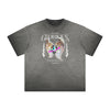 Heavyweight Chrome Y2K Streetwear Pattern Tee