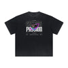 Distressed Chrome Y2K Streetwear Graphic Tee