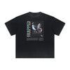 Distressed Chrome Y2K Streetwear Graphic Tee