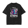 Faded Vanquisher Neon Y2K Graphic Tee