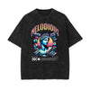 Faded Vanquisher Neon Y2K Graphic Tee