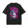 Faded Vanquisher Neon Y2K Graphic Tee