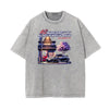 Washed Faded Illustration Art Graphic Tee