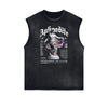 Sleeveless Celestial & Angel Statue Tee