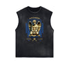 Sleeveless Celestial & Angel Statue Tee