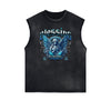 Sleeveless Celestial & Angel Statue Tee