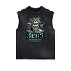 Faded Vintage Zeus Graphic Muscle Tank