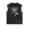 Faded Vintage Zeus Graphic Muscle Tank