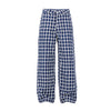 Unisex Straight Leg Plaid Trousers