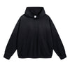 Women's Acid Wash Elastic Hem Hoodie-INNBLAC